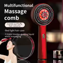 red light therapy electric massage comb