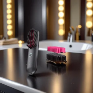 mini lisseur brosse portable