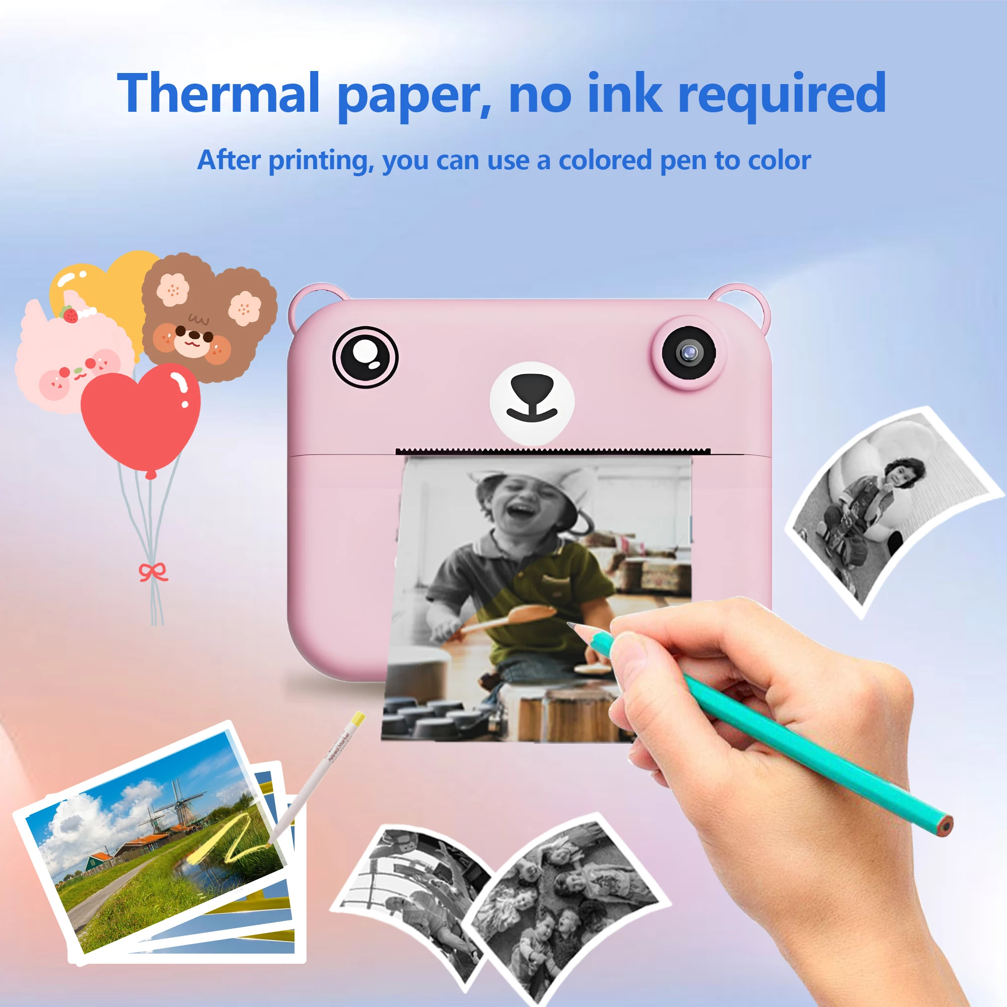 multifunctional instant camera for kids multifunctional instant camera for kids